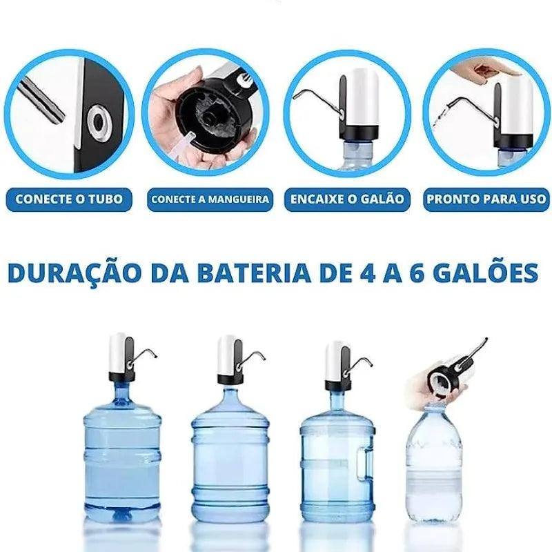 Bomba Elétrica de Água Para Galão - Multi Outlet